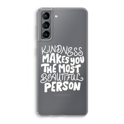 The prettiest: Samsung Galaxy S21 Transparant Hoesje
