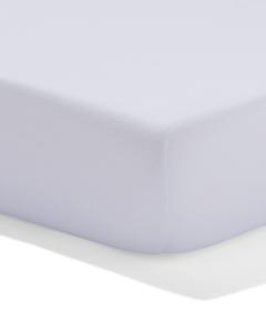 HEMA Topper Hoeslaken Percal 90x200 Wit (wit)