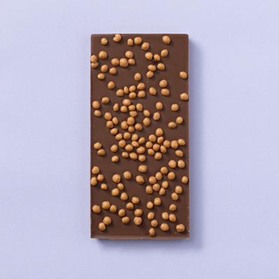 Chocoladereep melk crispy caramel/zeezout