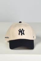 Sporty & Rich cap Yankees Serif Wool AC060610675WH63 ecru/dark navy