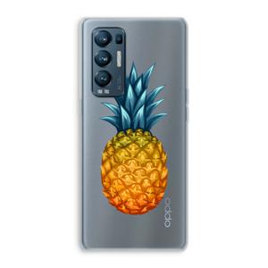 Grote ananas: Oppo Find X3 Neo Transparant Hoesje