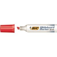 BIC Velleda 1781 markeerstift 12 stuk(s) Beitelvormige punt Rood - thumbnail