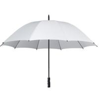 Bruiloft paraplu bruid/bruidegom - wit - kunststof handvat - dia 130 cm Bruiloft paraplu bruid/bruidegom - wit - kunststof handvat - dia 130 cm
