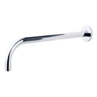 Wiesbaden Slim Line inbouw uitloop 30 cm messing chroom