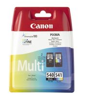 Canon PG-540/CL-541 Multi pack inktcartridge 2 stuk(s) Origineel Zwart, Cyaan, Magenta, Geel - thumbnail