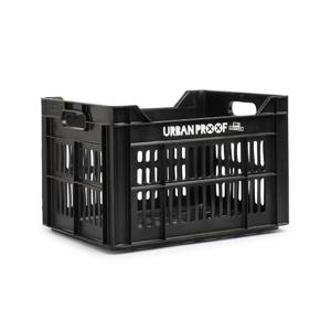 UrbanProof Fietskrat Recycled 30 liter polypropyleen zwart