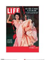 Kunstdruk Time Life Life Cover Joan Collins 30x40cm