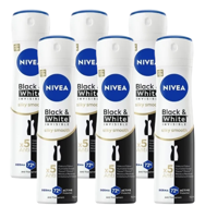 Nivea Black & White Silky Smooth Deodorant Spray Voordeelverpakking