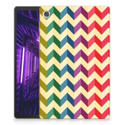 Lenovo Tab M10 Plus Hippe Hoes Zigzag Multi Color Lenovo Tab M10 Plus Hippe Hoes Zigzag Multi Color