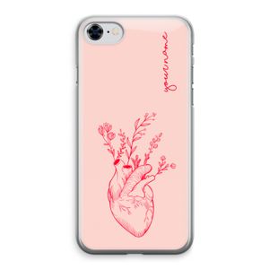 Blooming Heart: iPhone 8 Transparant Hoesje