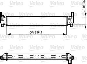 Radiateur VALEO, u.a. für Audi, Skoda, VW, Seat