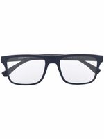 Emporio Armani lunettes de soleil à monture rectangulaire - Bleu Emporio Armani lunettes de soleil à monture rectangulaire - Bleu
