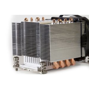 Inter-Tech A-24 Processor Koeler 6 cm Aluminium, Zwart