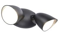 Lutec WandlampShrimp zwart - 7622221012