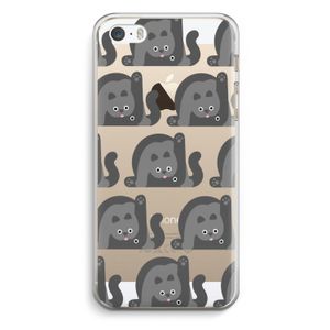Cats: iPhone 5 / 5S / SE Transparant Hoesje