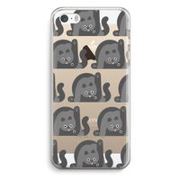 Cats: iPhone 5 / 5S / SE Transparant Hoesje