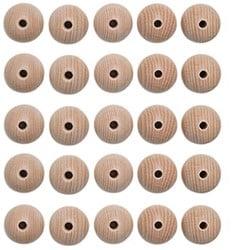 Houten Kralen Set 25 Stuks 15 mm