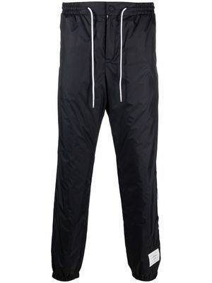 Thom Browne pantalon de jogging à patch logo - Bleu