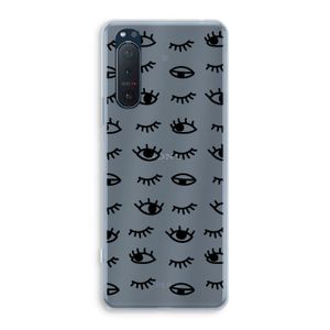 Eye pattern #2: Sony Xperia 5 II Transparant Hoesje