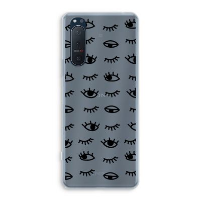Eye pattern #2: Sony Xperia 5 II Transparant Hoesje
