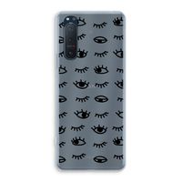 Eye pattern #2: Sony Xperia 5 II Transparant Hoesje