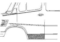 Plaatwerkdeel Mercedes L207d 407d.deurplaat 3070172