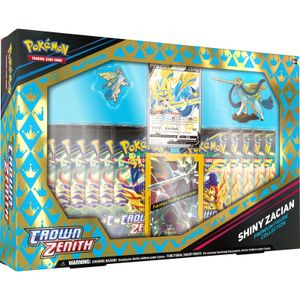 Pokémon TCG: Crown Zenith Premium Figure Collection - Shiny Zacian of Shiny Zamazenta Verzamelkaarten