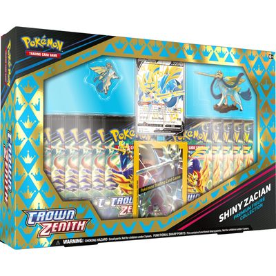 Pokémon TCG: Crown Zenith Premium Figure Collection - Shiny Zacian of Shiny Zamazenta Verzamelkaarten