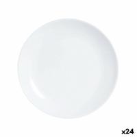 Dessertbord Luminarc Diwali Wit Glas 19 cm (24 Stuks)