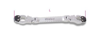Beta Te openen knik-ringsleutels 187 16X17 - 001870016