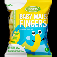 Sore Baby Mais Fingers Bananen Smaak 6m+ 35 g bij Jumbo