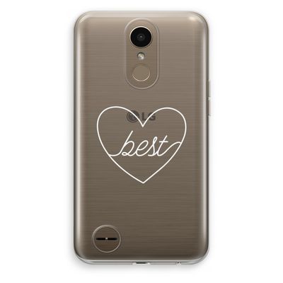 Best heart pastel: LG K10 (2017) Transparant Hoesje