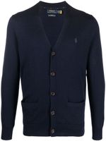 Polo Ralph Lauren cardigan en laine à col v - Bleu