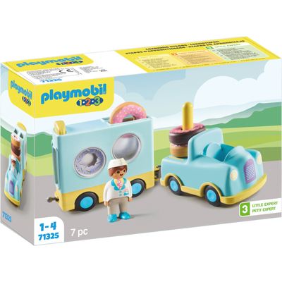 1.2.3 - Donuttruck Constructiespeelgoed