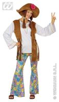 Hippie Woodstock kostuum vrouw
