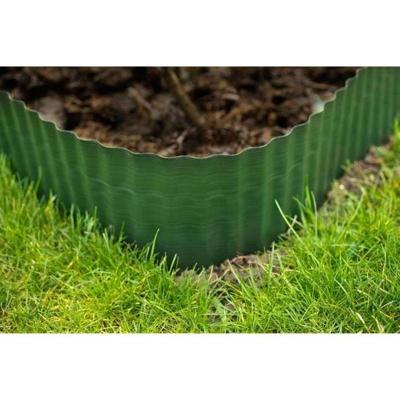 Groene polyethyleen gazonrand H15 cm * 9 meter