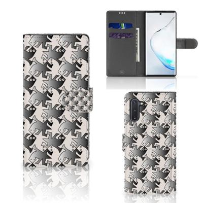 Samsung Galaxy Note 10 | Telefoonhoesje | Met pasjeshouder | Salamander Grey