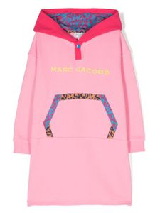 Marc Jacobs Kids robe à logo brodé - Rose