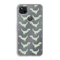 Dinos: Google Pixel 4a Transparant Hoesje Dinos: Google Pixel 4a Transparant Hoesje