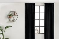 Lifa Living Fluwelen Gordijn - Zwart - Verduisterend - 150 x 250 cm