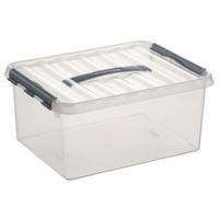 Sunware q-line opbergbox 15l transparant