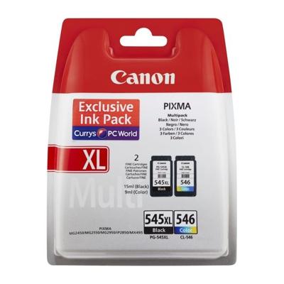 CanonPG-545XL + CL-546 Cartridges Combo Pack Inkt