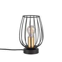 LED Tafellamp Mat Zwart Metaal met E27 Fitting - Modern Design