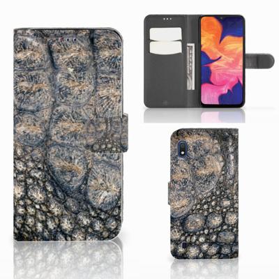 Samsung Galaxy A10 | Telefoonhoesje | Met pasjeshouder | Krokodillenprint