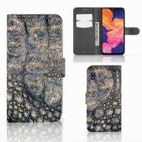 Samsung Galaxy A10 | Telefoonhoesje | Met pasjeshouder | Krokodillenprint