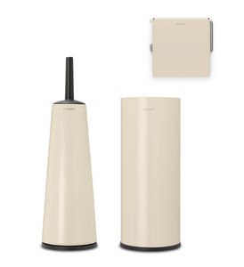 Brabantia renew toiletaccessoires set van 3 soft beige