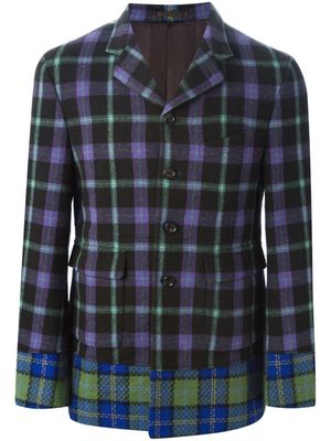 Comme Des Garçons Pre-Owned blazer à motif tartan - Multicolore