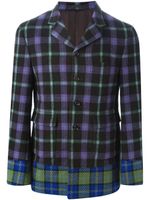 Comme Des Garçons Pre-Owned blazer à motif tartan - Multicolore Comme Des Garçons Pre-Owned blazer à motif tartan - Multicolore