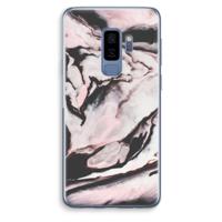 Roze stroom: Samsung Galaxy S9 Plus Transparant Hoesje