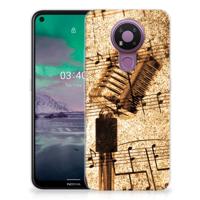 Nokia 3.4 | Siliconen hoesje | met foto Bladmuziek